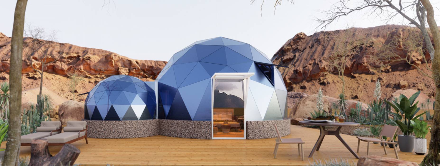 红塔区球形智能光伏玻璃星空房